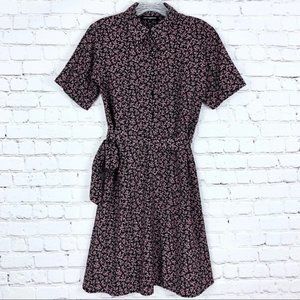 RUE DES ABBESSES Paris Floral Justine Shirt Dress